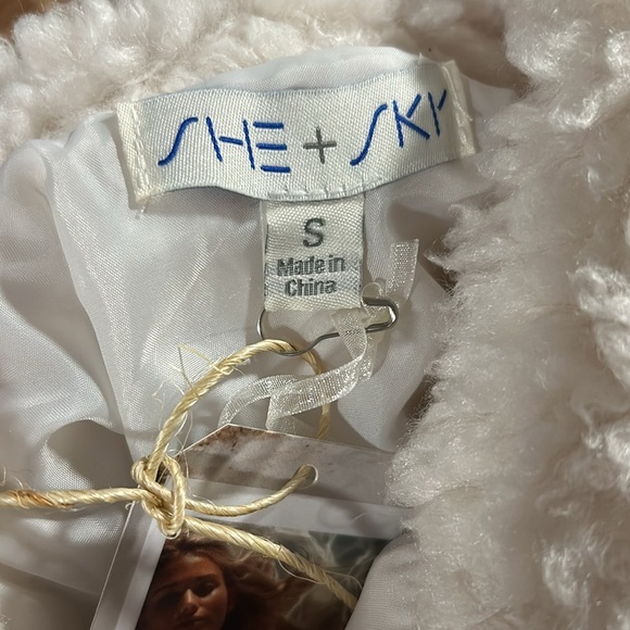 New LONG SLEEVE TEDDY BEAR ZIP UP JACKET Size Small - Picture 15 of 15